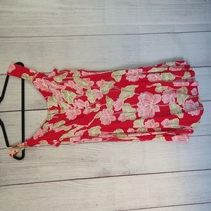 Forever 21 red floral sleeveless NWT dress size 1x